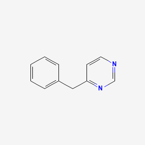 molecular formula C11H10N2 B12656867 4-Benzylpyrimidine CAS No. 64660-82-8
