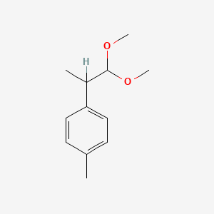 molecular formula C12H18O2 B12656874 p-(2,2-Dimethoxy-1-methylethyl)toluene CAS No. 84878-56-8