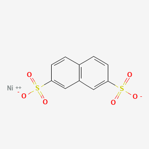 molecular formula C10H6NiO6S2 B12656919 naphthalene-2,7-disulfonate;nickel(2+) CAS No. 72319-19-8