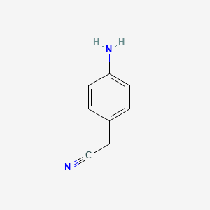molecular formula C8H8N2 B1265693 4-Aminophenylacetonitrile CAS No. 3544-25-0