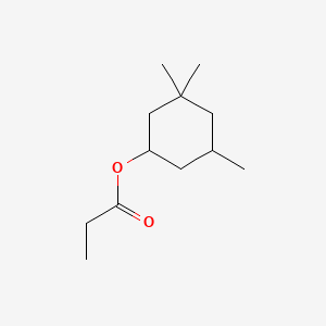 molecular formula C12H22O2 B12656930 3,5,5-Trimethylcyclohexyl propionate CAS No. 94021-79-1