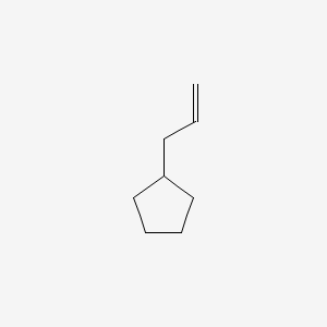 molecular formula C8H14 B1265694 Allylcyclopentane CAS No. 3524-75-2