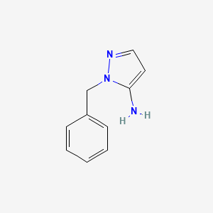 molecular formula C10H11N3 B1265695 1-Benzyl-1H-pyrazol-5-amine CAS No. 3528-51-6