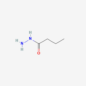 molecular formula C4H10N2O B1265696 Butyric acid hydrazide CAS No. 3538-65-6