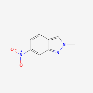 molecular formula C8H7N3O2 B1265699 2-Methyl-6-nitro-2H-indazole CAS No. 6850-22-2