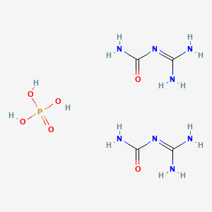 molecular formula C4H15N8O6P B12656993 Bis(amidinourea) phosphate CAS No. 84946-06-5