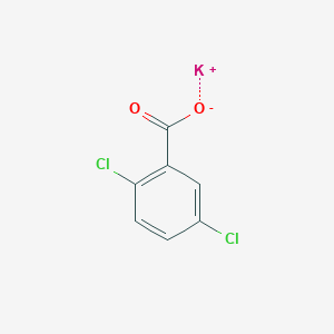 molecular formula C7H3Cl2KO2 B12657024 Potassium 2,5-dichlorobenzoate CAS No. 184637-62-5