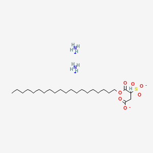 molecular formula C24H52N2O7S B12657047 Diammonium 1-icosyl 2-sulphonatosuccinate CAS No. 94236-98-3
