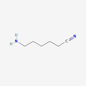 molecular formula C6H12N2 B1265705 6-氨基己腈 CAS No. 2432-74-8