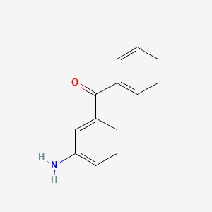 molecular formula C13H11NO B1265706 3-Aminobenzophenone CAS No. 2835-78-1