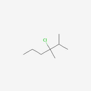 molecular formula C8H17Cl B12657067 3-Chloro-2,3-dimethylhexane CAS No. 101654-30-2