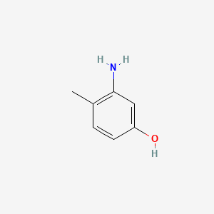 molecular formula C7H9NO B1265707 3-Amino-4-methylphenol CAS No. 2836-00-2