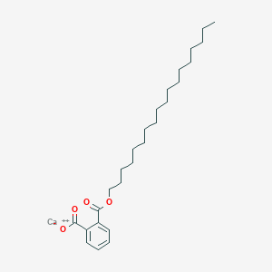 molecular formula C26H41CaO4+ B12657106 calcium;2-octadecoxycarbonylbenzoate CAS No. 84681-97-0