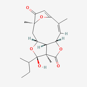 molecular formula C20H26O6 B12657117 Eremantholide B CAS No. 69883-96-1
