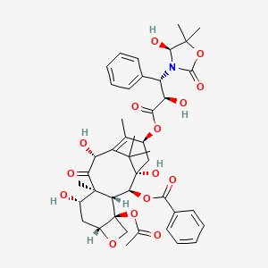 molecular formula C43H51NO15 B12657190 Docetaxel m1&m2, (S)- CAS No. 157183-03-4