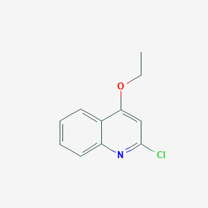 molecular formula C11H10ClNO B126572 2-Chloro-4-ethoxyquinoline CAS No. 4295-08-3