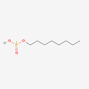 molecular formula C8H18O3P+ B12657214 Octyl hydrogen phosphonate CAS No. 35103-75-4