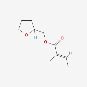 molecular formula C10H16O3 B12657225 Tetrahydrofurfuryl 2-methylcrotonate CAS No. 95873-65-7