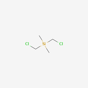molecular formula C4H10Cl2Si B1265723 Bis(chloromethyl)dimethylsilane CAS No. 2917-46-6