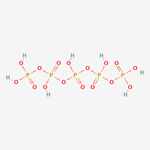 molecular formula H7O16P5 B12657251 Pentaphosphoric acid CAS No. 12395-97-0