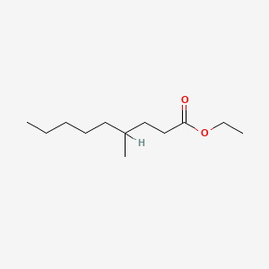 molecular formula C12H24O2 B12657259 Ethyl 4-methylnonan-1-oate CAS No. 75854-68-1
