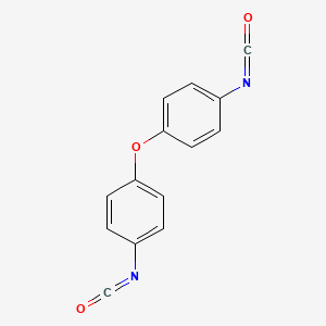 molecular formula C14H8N2O3 B1265726 4,4'-Oxybis(phenyl isocyanate) CAS No. 4128-73-8