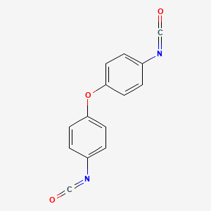molecular formula C14H8N2O3 B1265726 1,1'-Oxybis(4-isocyanatobenzene) CAS No. 4128-73-8