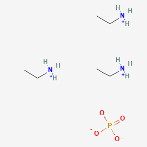 molecular formula C6H24N3O4P B12657266 ethylazanium;phosphate CAS No. 94006-19-6