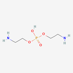 molecular formula C4H13N2O4P B1265728 Bis(2-aminoethyl) hydrogen phosphate CAS No. 6094-81-1