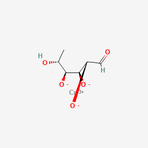 molecular formula C6H9CrO5 B12657323 D-Galacturonan, chromium salt CAS No. 107852-56-2