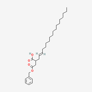 molecular formula C29H46O4 B12657353 Benzyl hydrogen 2-octadecenylsuccinate CAS No. 93882-67-8