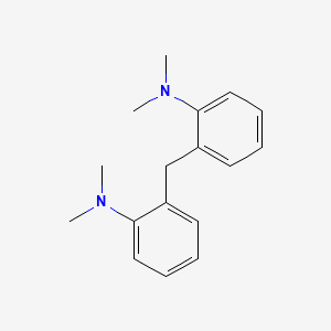 molecular formula C17H22N2 B12657361 Methylenebis[N,N-dimethylaniline] CAS No. 28213-81-2