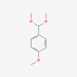 molecular formula C10H14O3 B1265740 1-(Dimethoxymethyl)-4-methoxybenzene CAS No. 2186-92-7