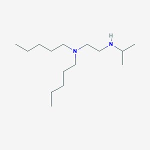molecular formula C15H34N2 B12657416 N-Isopropyl-N',N'-di-n-pentylethylenediamine CAS No. 92795-82-9