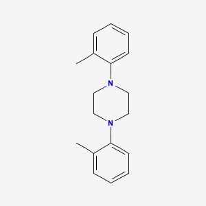 molecular formula C18H22N2 B12657418 1,4-Di-o-tolylpiperazine CAS No. 3367-47-3