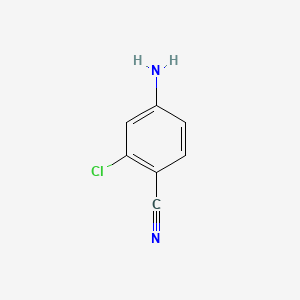 molecular formula C7H5ClN2 B1265742 4-Amino-2-chlorobenzonitrile CAS No. 20925-27-3