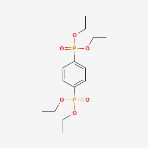 molecular formula C14H24O6P2 B1265744 1,4-Bis(diethoxyphosphoryl)benzene CAS No. 21267-14-1