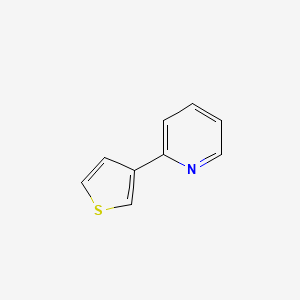 molecular formula C9H7NS B1265745 2-(3-噻吩基)吡啶 CAS No. 21298-55-5