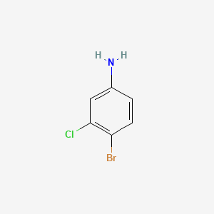 molecular formula C6H5BrClN B1265746 4-Bromo-3-chloroaniline CAS No. 21402-26-6