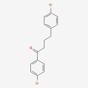 molecular formula C16H14Br2O B12657501 4'-Bromo-4-(4-bromophenyl)butyrophenone CAS No. 71501-11-6
