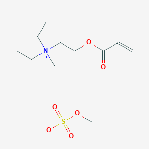 molecular formula C11H23NO6S B1265752 2-(Diethylamino)ethyl acrylate methyl sulfate CAS No. 21810-39-9