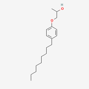 molecular formula C18H30O2 B12657535 1-(4-Nonylphenoxy)propan-2-ol CAS No. 94237-15-7