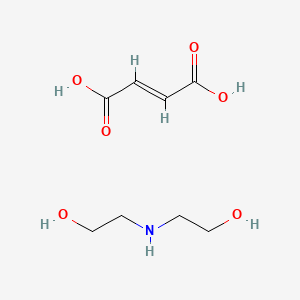 molecular formula C8H15NO6 B12657544 Bis(2-hydroxyethyl)ammonium hydrogen maleate CAS No. 50909-06-3