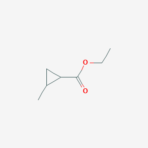 molecular formula C7H12O2 B1265755 ethyl 2-methylcyclopropane-1-carboxylate CAS No. 20913-25-1