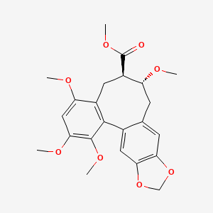 molecular formula C23H26O8 B12657557 steganoate B CAS No. 152645-87-9