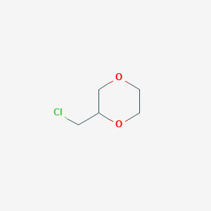 molecular formula C5H9ClO2 B1265756 2-(Chloromethyl)-1,4-dioxane CAS No. 21048-16-8