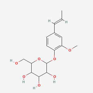 molecular formula C16H22O7 B12657571 Isoconiferin CAS No. 65995-51-9