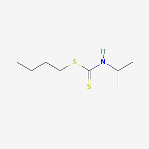molecular formula C8H17NS2 B12657586 Butyl isopropyldithiocarbamate CAS No. 85938-58-5