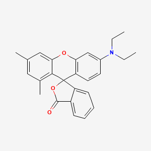 molecular formula C26H25NO3 B1265759 6'-(二乙基氨基)-1',3'-二甲基氟兰 CAS No. 21934-68-9
