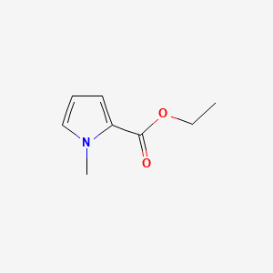 molecular formula C8H11NO2 B1265761 Ethyl 1-methylpyrrole-2-carboxylate CAS No. 23466-27-5
